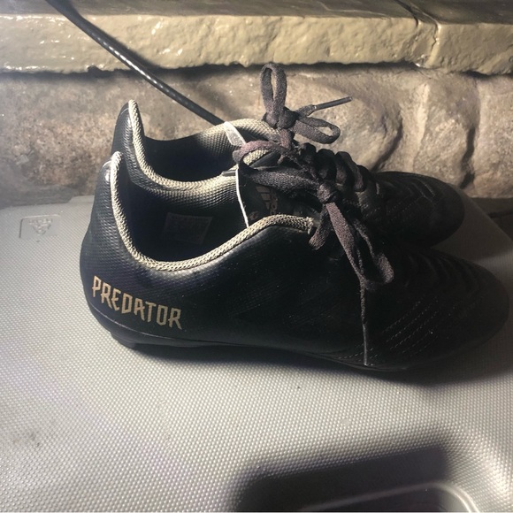 adidas EF8989 Predator 19.4 Flexible Ground Black Junior Soccer Cleats Size 3.5 - Picture 9 of 12